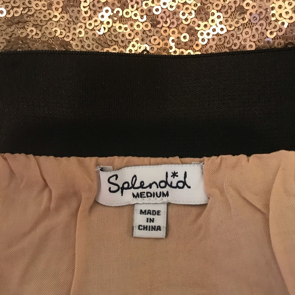 Splendid Sequins Slim Fit Pull-on Skirt - Picture 2 of 8